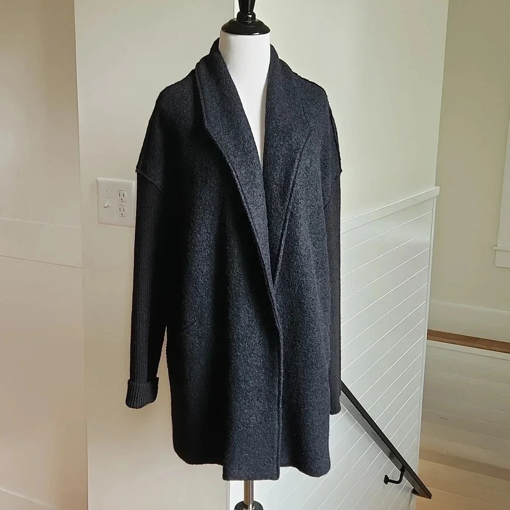 NWOT ||CYNTHIA ROWLEY|| Blazer, coat, black, jacket, wool, size small